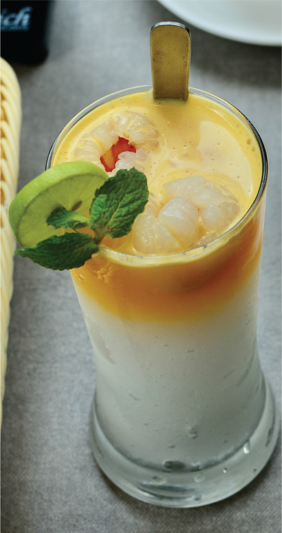 Orange Lychee Ice Blended